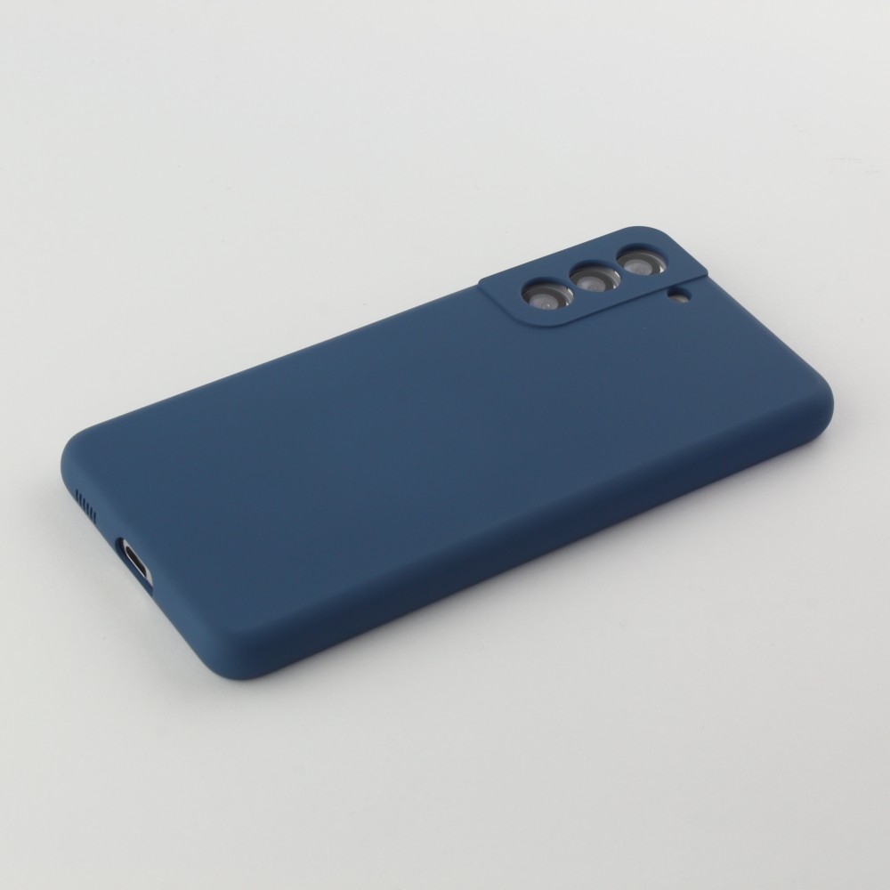 Coque Samsung Galaxy S22 - Soft Touch - Bleu foncé