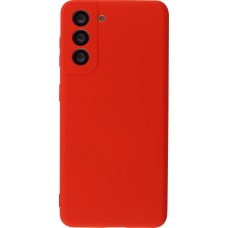 Coque Samsung Galaxy S21 5G - Soft Touch - Rouge