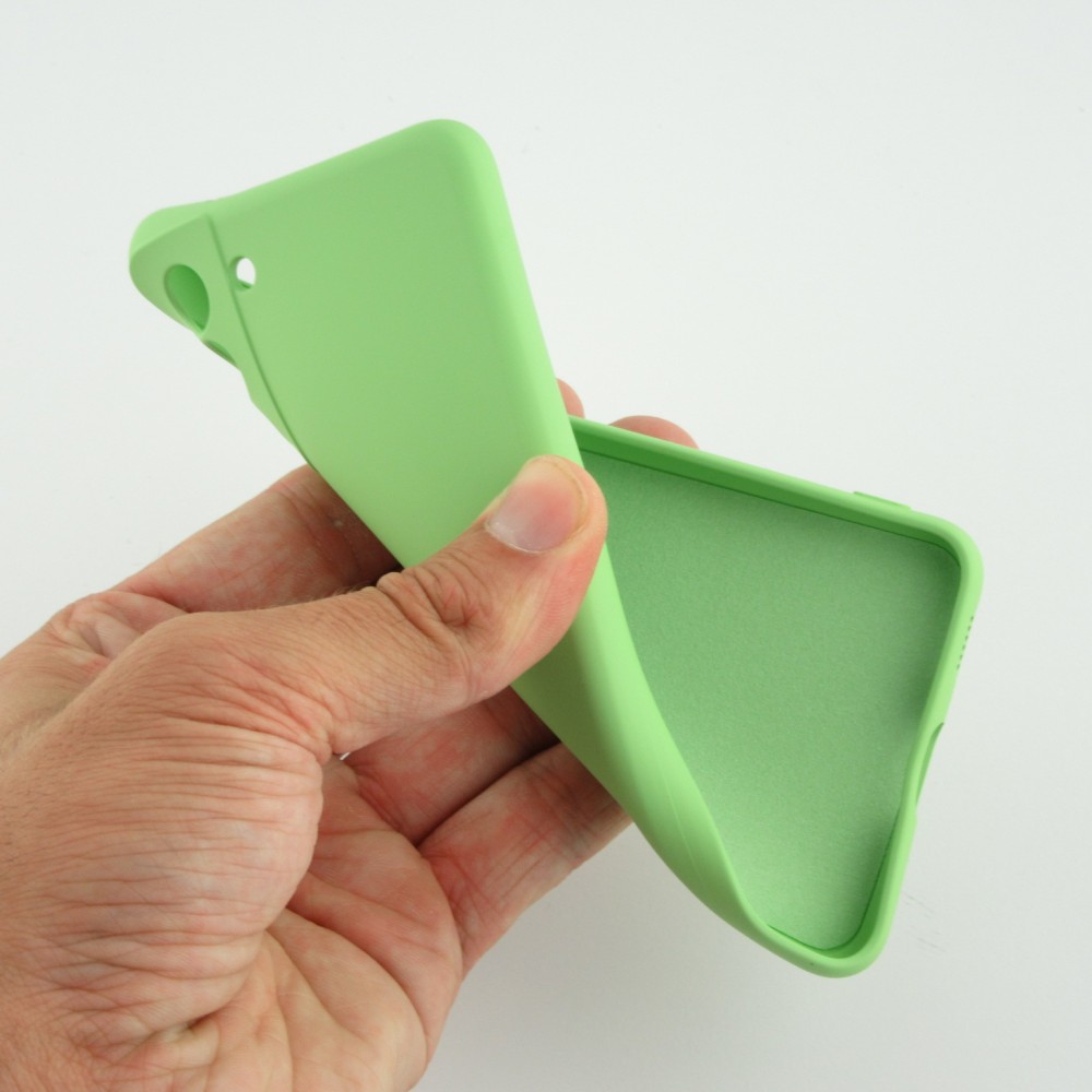 Coque Samsung Galaxy S21 5G - Soft Touch vert clair