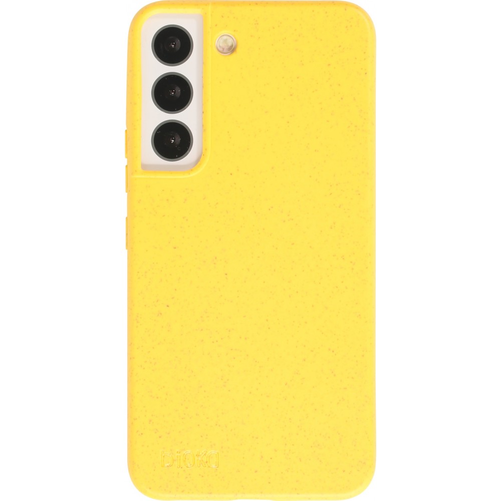 Coque Samsung Galaxy S22+ - Bioka biodégradable et compostable Eco-Friendly - Jaune