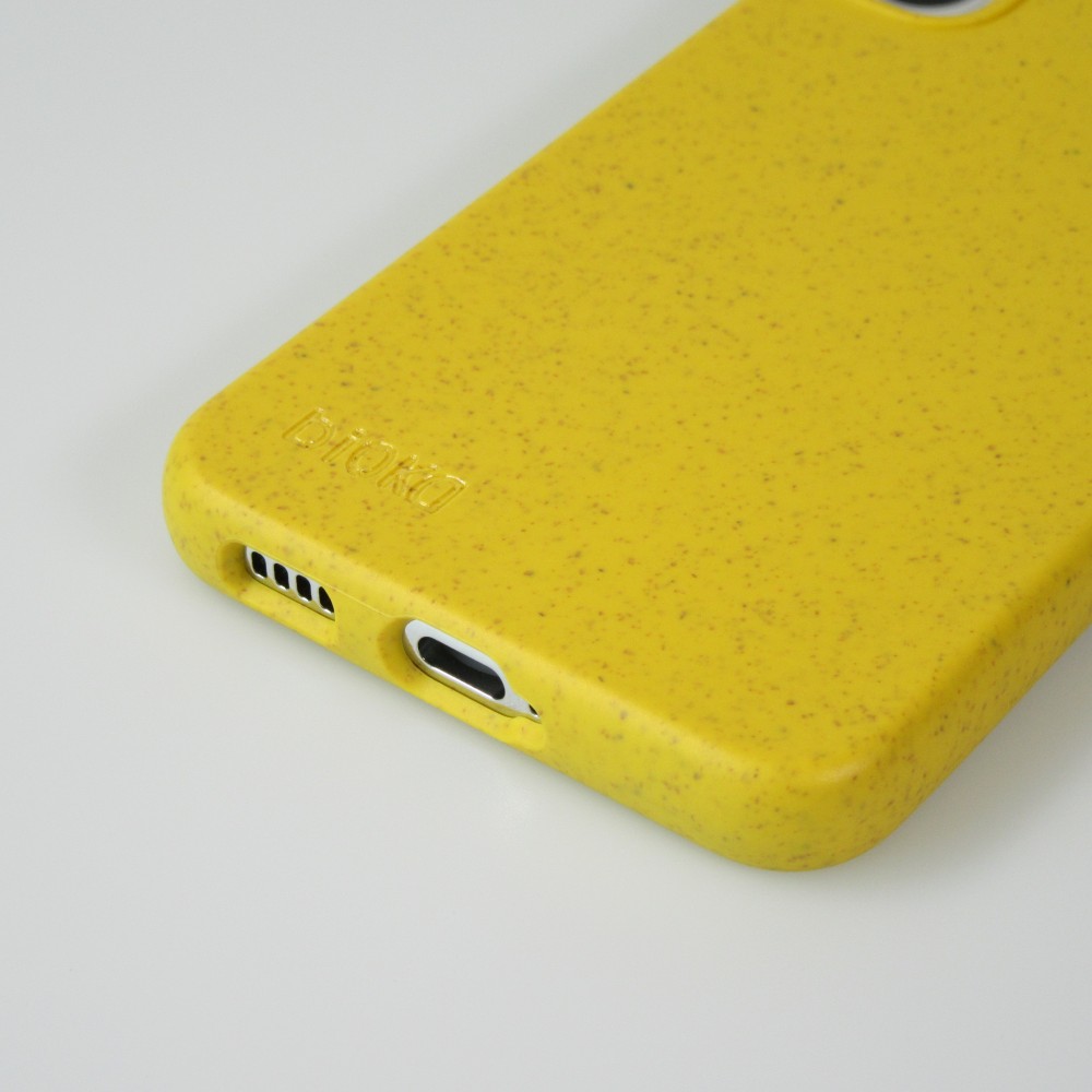 Coque Samsung Galaxy S22 - Bioka biodégradable et compostable Eco-Friendly - Jaune