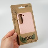 Coque Samsung Galaxy S22 - Bioka biodégradable et compostable Eco-Friendly - Rose