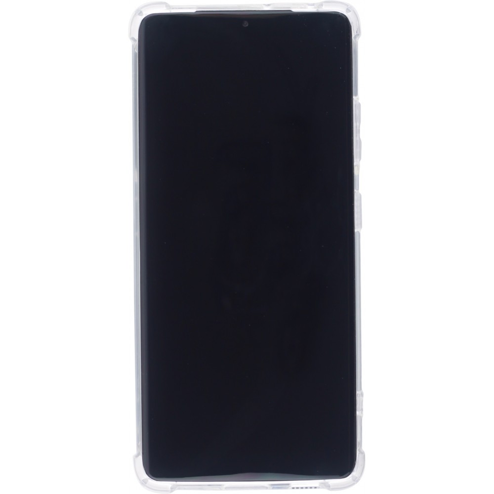 Coque Samsung Galaxy S25 Ultra - Bumper Glass Hybrid TPU silicone anti-choc - Transparent