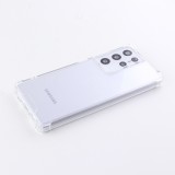Coque Samsung Galaxy S25 Ultra - Bumper Glass Hybrid TPU silicone anti-choc - Transparent