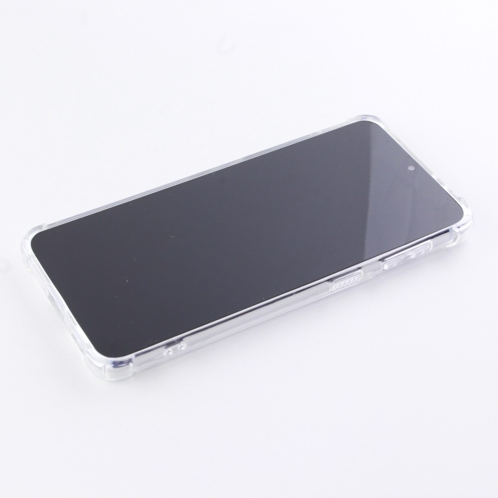 Coque Samsung Galaxy S25 Ultra - Bumper Glass Hybrid TPU silicone anti-choc - Transparent