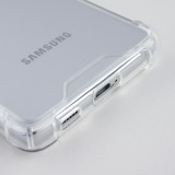Coque Samsung Galaxy S25 Ultra - Bumper Glass Hybrid TPU silicone anti-choc - Transparent