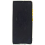 Coque Samsung Galaxy S22 Ultra - Caméra clapet avec anneau jaune