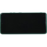 Coque Samsung Galaxy S21 Ultra 5G - Silicone Mat Coeur doré - Vert foncé