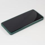 Coque Samsung Galaxy S21 Ultra 5G - Silicone Mat Coeur doré - Vert foncé