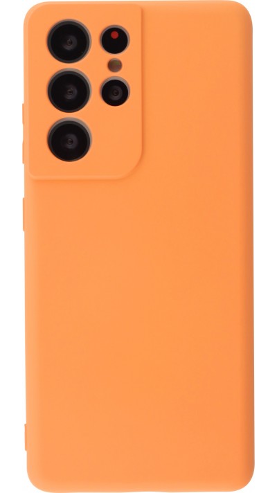 Coque Samsung Galaxy S21 Ultra 5G - Soft Touch - Orange