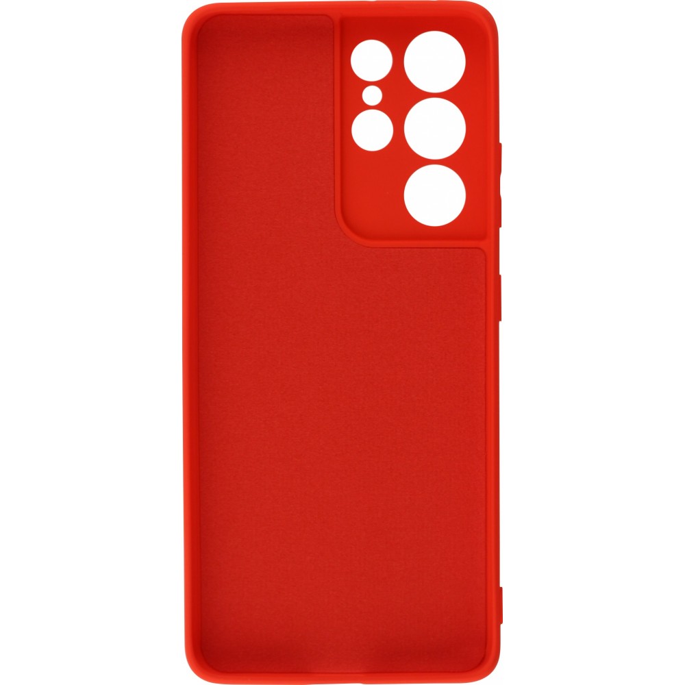 Coque Samsung Galaxy S22 Ultra - Soft Touch - Rouge