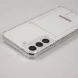 Samsung Galaxy S24+ Case Hülle - Gummi Bumper Kartenhalter - Transparent