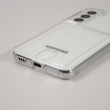 Coque Samsung Galaxy S23 - Gel Bumper Porte-carte - Transparent