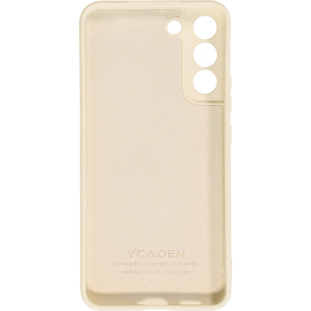 Coque Samsung Galaxy S22 Ultra - Soft Touch - Vanille