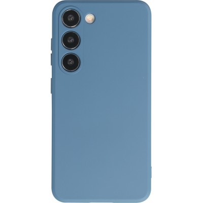 Coque Samsung Galaxy S23+ - Gel soft touch - Bleu foncé