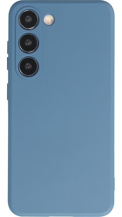 Coque Samsung Galaxy S23+ - Gel soft touch - Bleu foncé