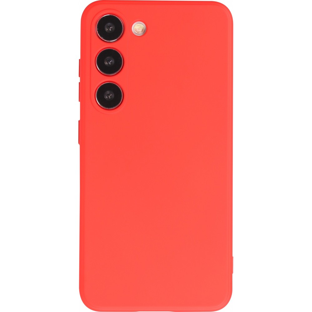 Coque Samsung Galaxy S24+ - Gel soft touch - Rouge