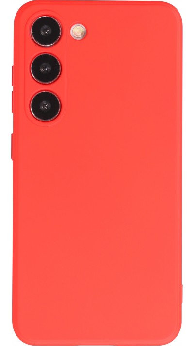 Coque Samsung Galaxy S23+ - Gel soft touch - Rouge