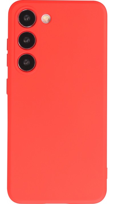 Coque Samsung Galaxy S24+ - Gel soft touch - Rouge