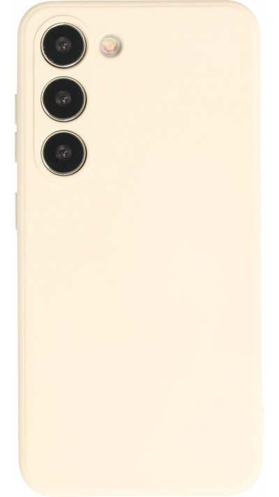 Coque Samsung Galaxy S23+ - Gel soft touch - Vanille