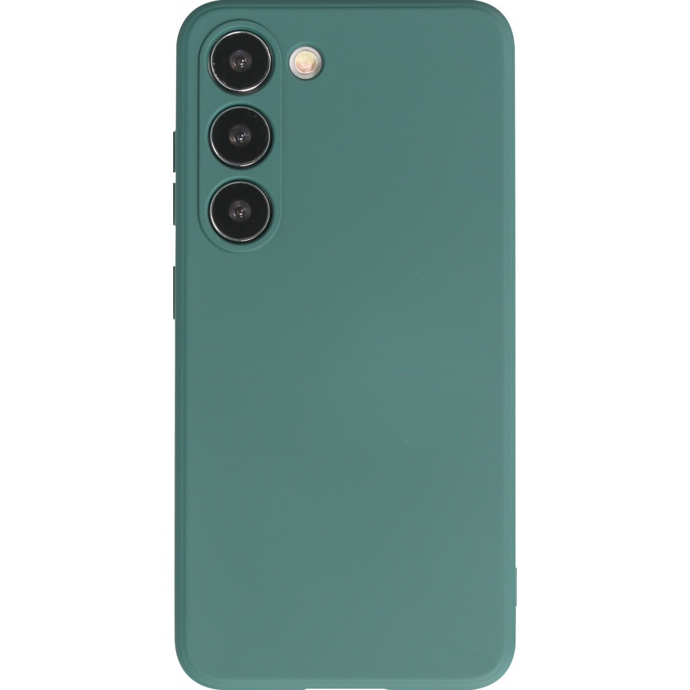Samsung Galaxy S24+ Case Hülle - Silikon soft touch - Dunkelgrün