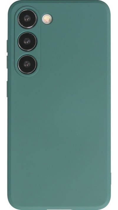 Coque Samsung Galaxy S23 - Gel soft touch - Vert foncé