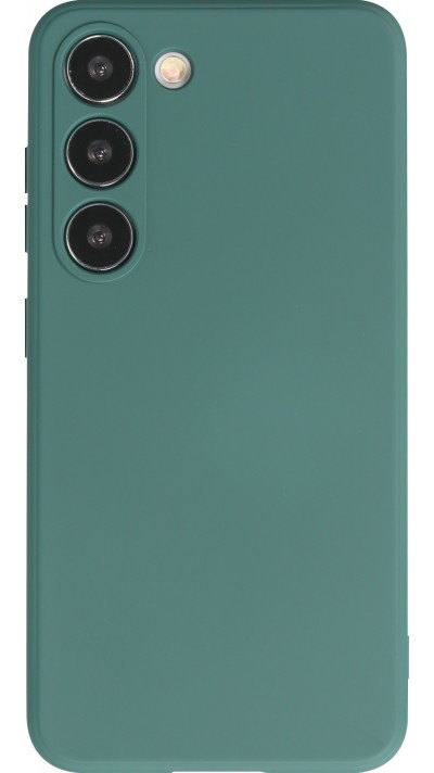 Coque Samsung Galaxy S24 - Gel soft touch - Vert foncé