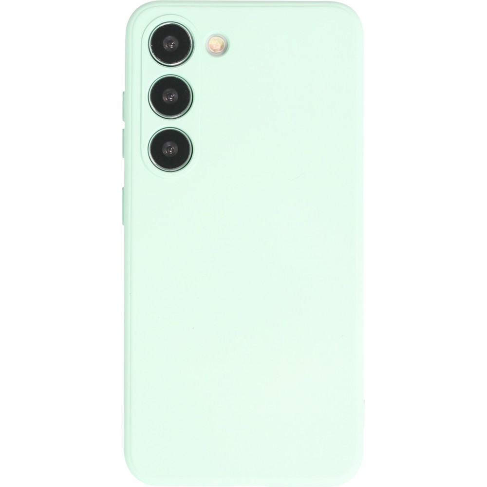 Coque Samsung Galaxy S25 - Gel soft touch - Vert menthe