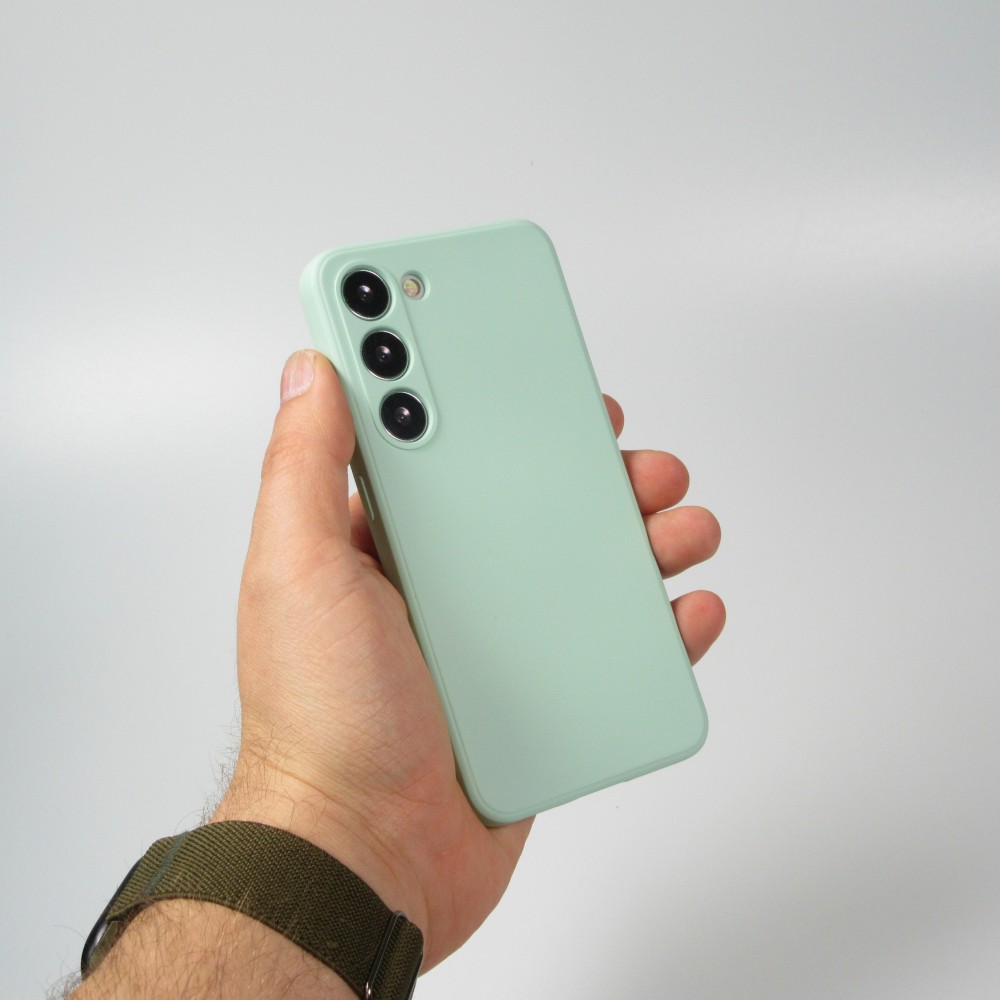 Coque Samsung Galaxy S25 - Gel soft touch - Vert menthe