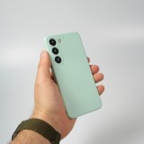 Coque Samsung Galaxy S25 - Gel soft touch - Vert menthe