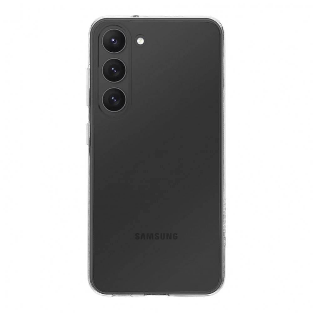 Samsung Galaxy S23 FE Case Hülle - Gummi Transparent Silikon Gel flexibel - Transparent