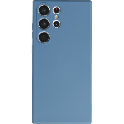 Coque Samsung Galaxy S25 Ultra - Gel soft touch - Bleu foncé