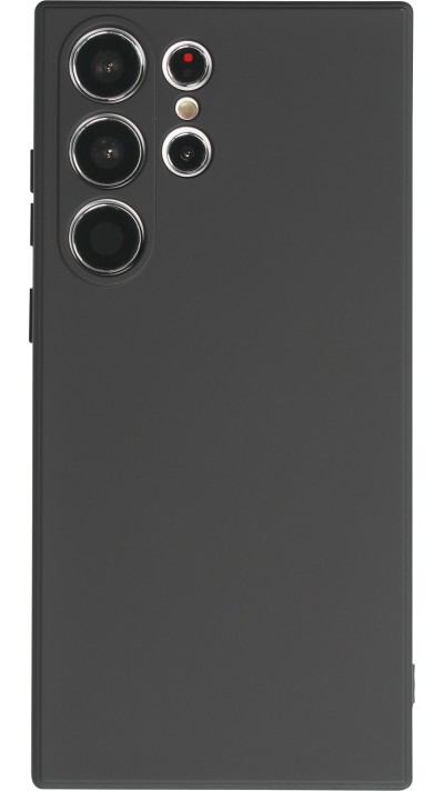 Samsung Galaxy S24 Ultra Case Hülle - Silikon soft touch - Schwarz