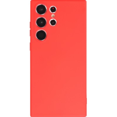 Samsung Galaxy S24 Ultra Case Hülle - Silikon soft touch - Rot