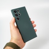 Samsung Galaxy S25 Ultra Case Hülle - Silikon soft touch - Dunkelgrün