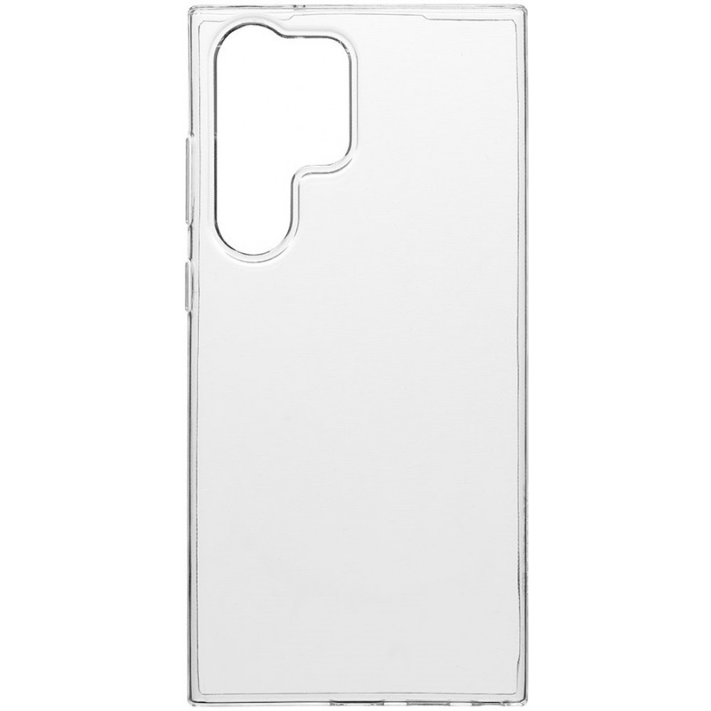 Samsung Galaxy S24 Ultra Case Hülle - Gummi Transparent Silikon Gel flexibel - Transparent
