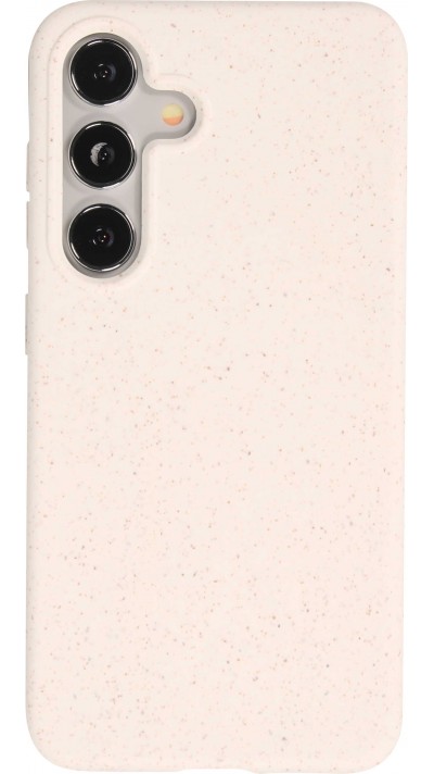 Coque Samsung Galaxy S24+ - Bio Eco-Friendly biodégradable écologique nature - Blanc