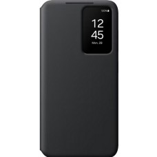 Galaxy S24+ Case Hülle - Smart View Wallet Case - Schwarz