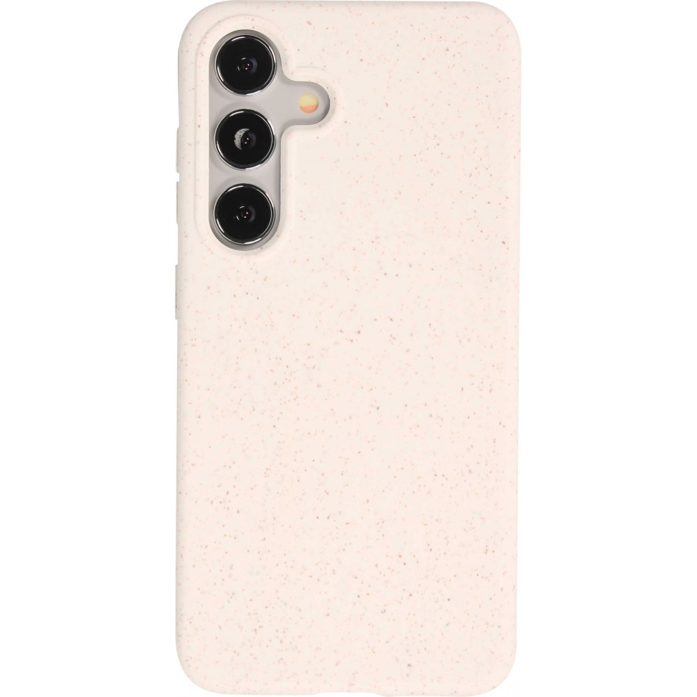 Coque Samsung Galaxy S25+ - Bio Eco-Friendly biodégradable écologique nature - Blanc