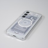 Galaxy S24 Case Hülle - Gummi Silikon Machine Armor Galaxy Edition ZeroOne - Hellblau
