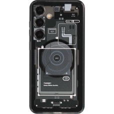 Galaxy S24 Case Hülle - Gummi Silikon Machine Armor Galaxy Edition ZeroOne - Schwarz
