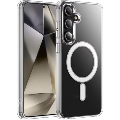 Hülle Samsung Galaxy S25 - MagSafe kompatibel Gummi transparent TPU Silikon