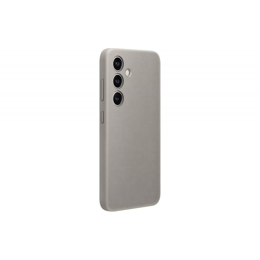 Coque Samsung Galaxy S24 - Samsung officielle en cuir vegan - Taupe