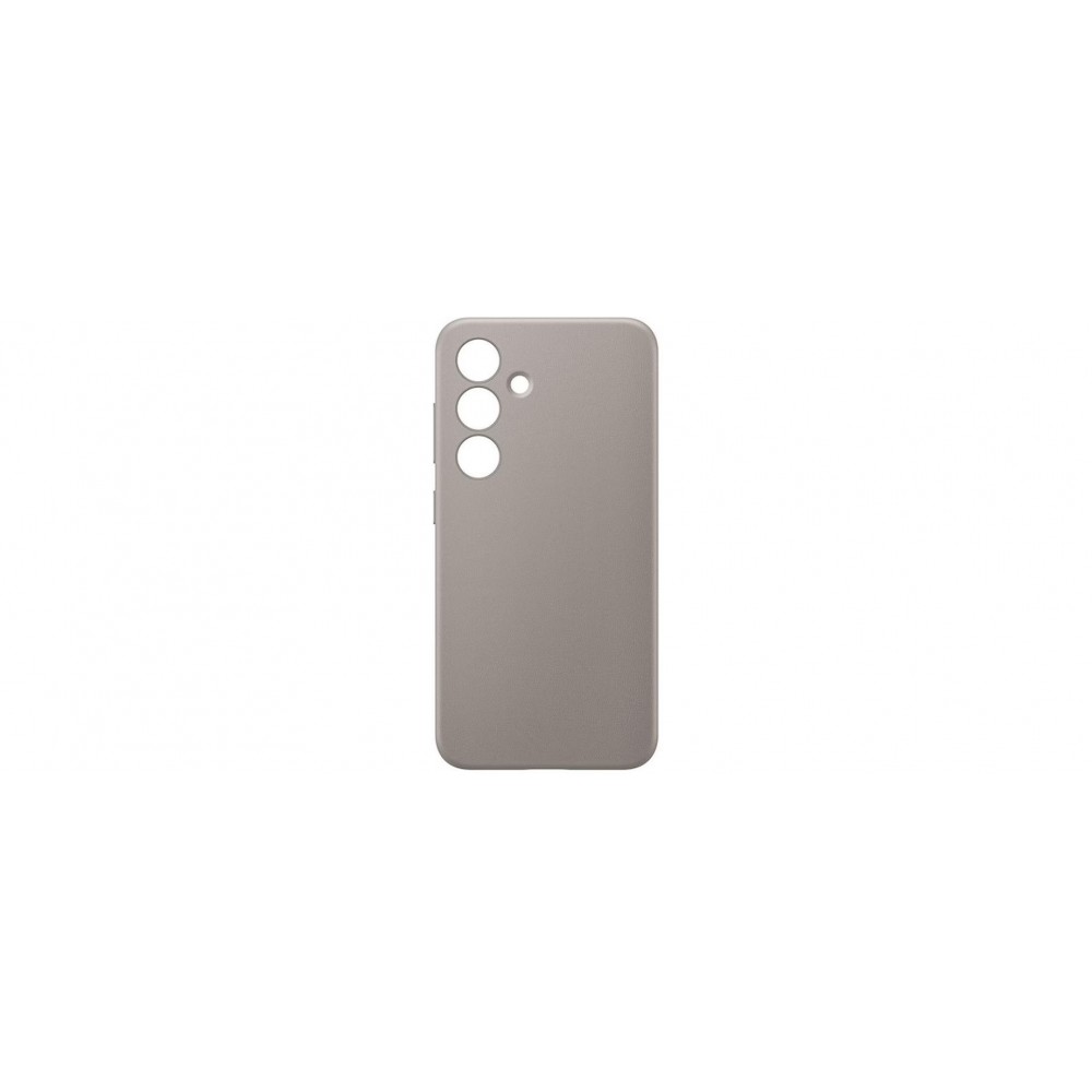 Coque Samsung Galaxy S24 - Samsung officielle en cuir vegan - Taupe