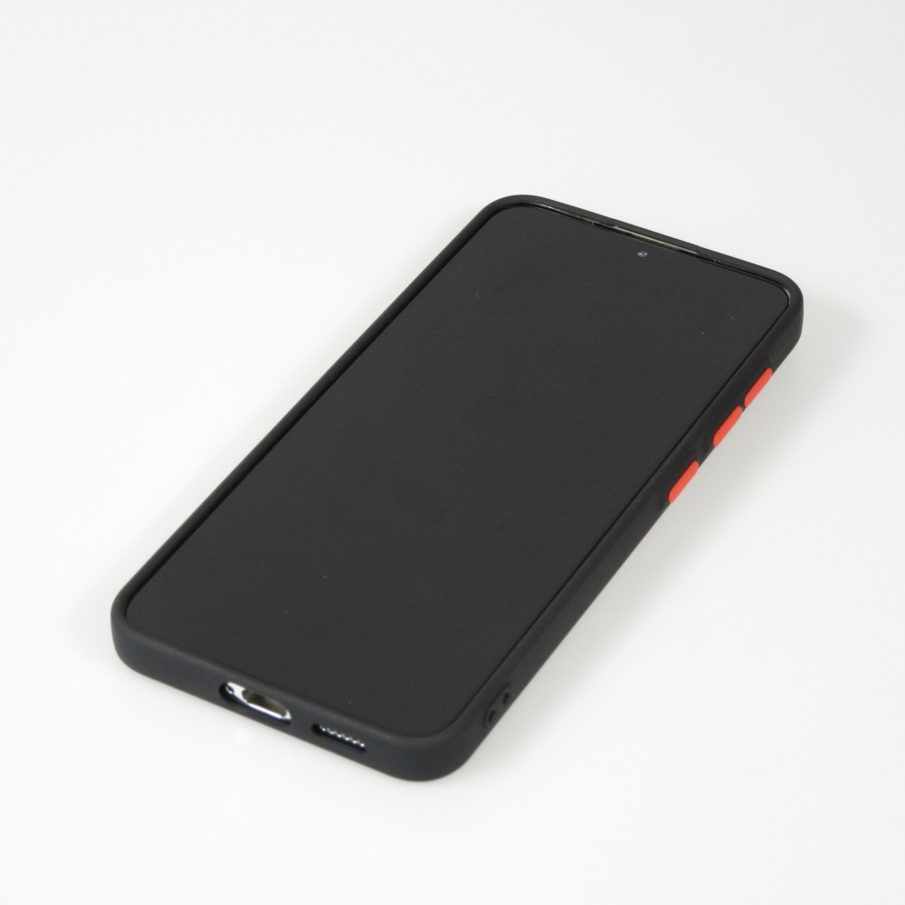 Coque Samsung Galaxy S24 - Semi Transparent blurry Design Camouglage - Violet