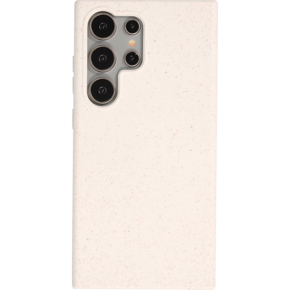 Coque Samsung Galaxy S25 Ultra - Bio Eco-Friendly biodégradable écologique nature - Blanc