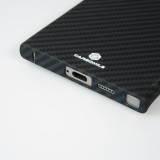 Coque Samsung Galaxy S24 Ultra - Carbomile case de protection en fibre de carbone aramide véritable - Noir