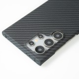 Coque Samsung Galaxy S24 Ultra - Carbomile case de protection en fibre de carbone aramide véritable - Noir
