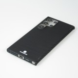 Coque Samsung Galaxy S24 Ultra - Carbomile case de protection en fibre de carbone aramide véritable - Noir