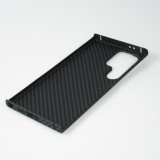Coque Samsung Galaxy S24 Ultra - Carbomile case de protection en fibre de carbone aramide véritable - Noir